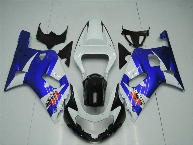 Weiß Blau GSXR 600 / 750 K1 K2 K3 01-03 Verkleidungen Weiß Blau GSXR 600 / 750 K1 K2 K3 01-03 Verkleidungen