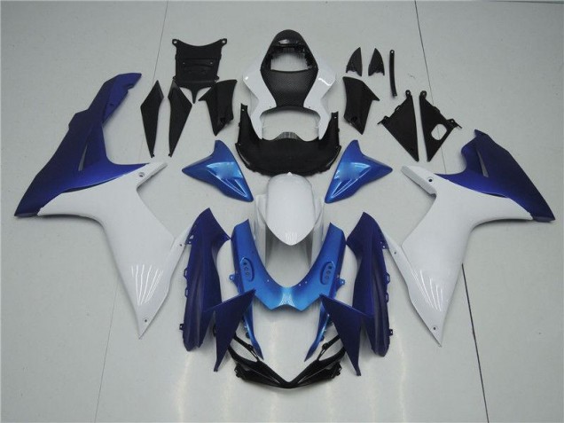 Weiß Blau GSXR 600 / 750 K11 11-24 Verkleidungen