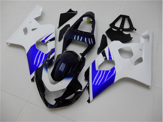 Weiß Blau GSXR 600 / 750 K4 04-05 Verkleidungen Weiß Blau GSXR 600 / 750 K4 04-05 Verkleidungen
