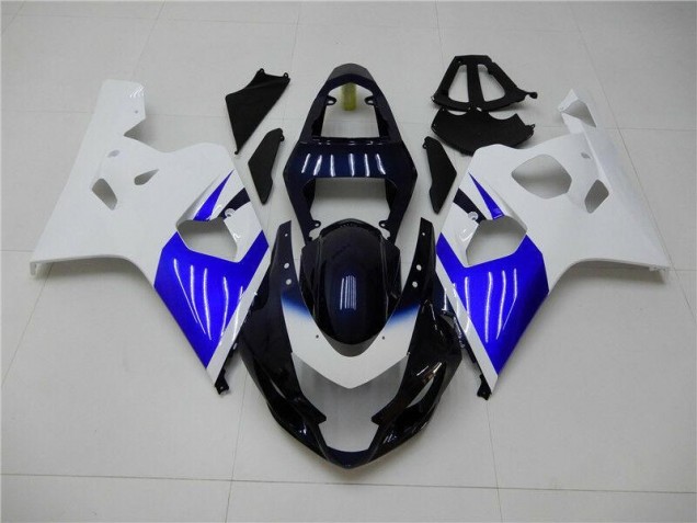 Weiß Blau GSXR 600 / 750 K4 04-05 Verkleidungen Weiß Blau GSXR 600 / 750 K4 04-05 Verkleidungen