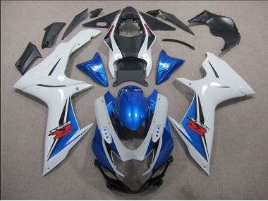 Weiß Blau GSXR 600 K11 11-24 Verkleidungen