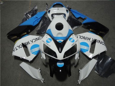 Weiß Blau Konica Minolta CBR 600 RR 05-06 Verkleidung