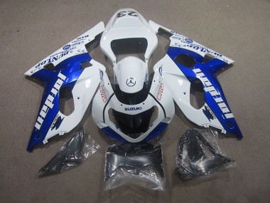 Weiß Blau Motul GSXR 750 K1 K2 K3 01-03 Verkleidungen