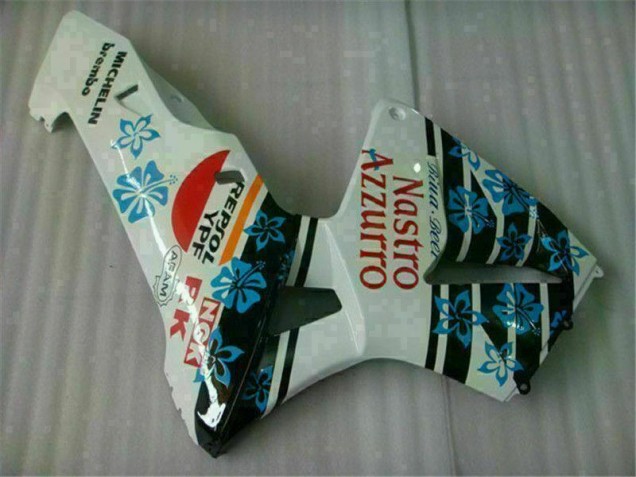 Weiß Blau Nastro Azzurro 46 CBR 600 RR 05-06 Verkleidung