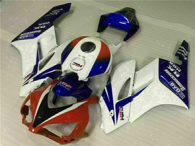 Weiß Blau Rot CBR 1000 RR 04-05 Verkleidungen Weiß Blau Rot CBR 1000 RR 04-05 Verkleidungen