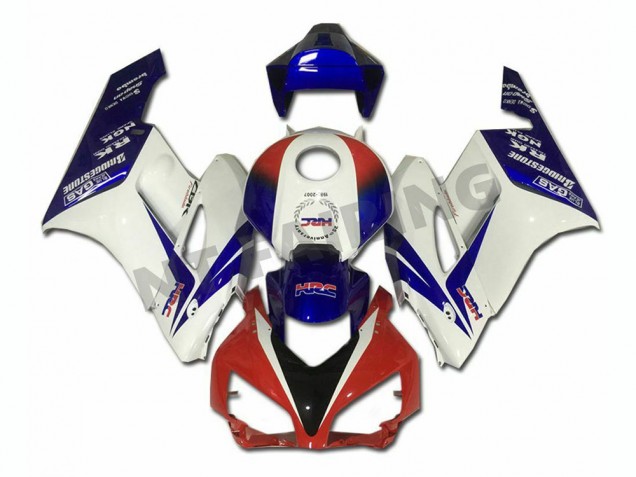 Weiß Blau Rot CBR 1000 RR 04-05 Verkleidungen Weiß Blau Rot CBR 1000 RR 04-05 Verkleidungen