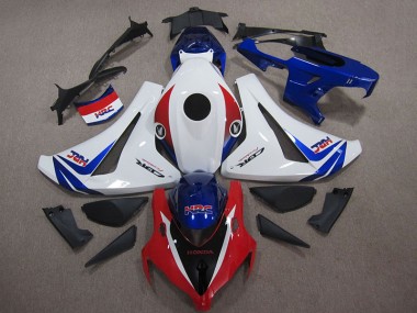 Weiß Blau Rot HRC CBR 1000 RR 08-11 Verkleidung