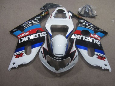 Weiß Blau Rot Motul GSXR 750 K1 K2 K3 01-03 Verkleidungen