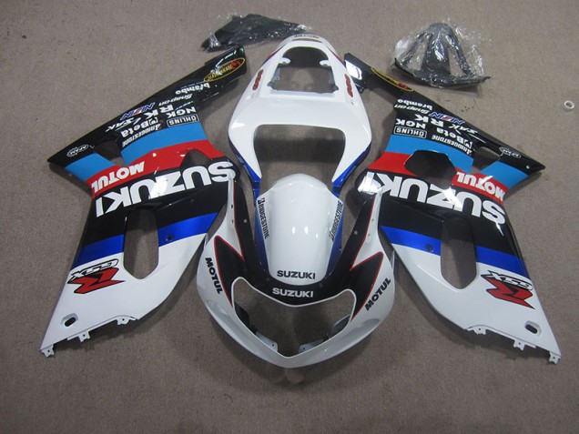 Weiß Blau Rot Motul GSXR 750 K1 K2 K3 01-03 Verkleidungen Weiß Blau Rot Motul GSXR 750 K1 K2 K3 01-03 Verkleidungen