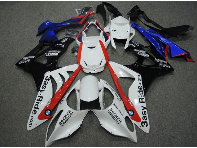 Weiß Blau Rot S1000RR 09-14 Verkleidungen Weiß Blau Rot S1000RR 09-14 Verkleidungen