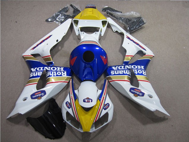 Weiß Blau Rothmans CBR 1000 RR 06-07 Verkleidungen Weiß Blau Rothmans CBR 1000 RR 06-07 Verkleidungen