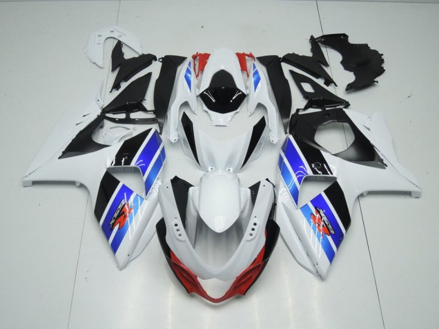 Weiß Blau Schwarz GSXR 1000 K9 09-16 Verkleidungen