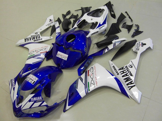 Weiß Blau Tri Colour R1 07-08 Verkleidungen