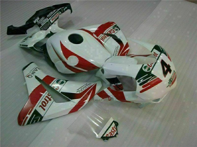 Weiß Castrol 4 CBR 1000 RR 08-11 Verkleidungen