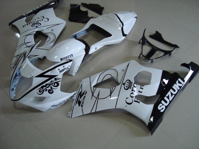 Weiß Corona GSXR 1000 K3 03-04 Verkleidungen Weiß Corona GSXR 1000 K3 03-04 Verkleidungen