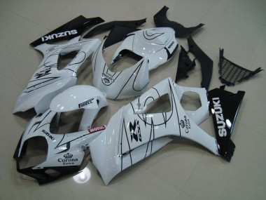 Weiß Corona GSXR 1000 K7 07-08 Verkleidungen