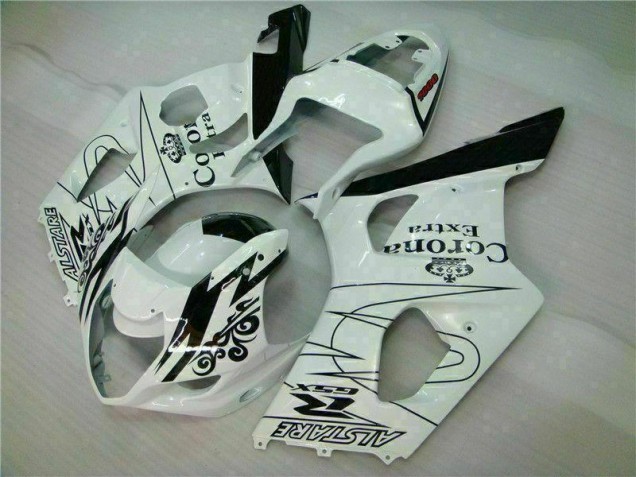 Weiß GSXR 1000 K3 03-04 Vollverkleidung Weiß GSXR 1000 K3 03-04 Vollverkleidung