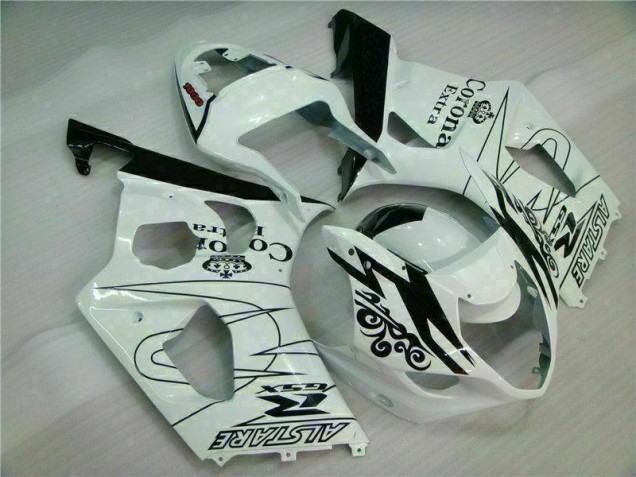 Weiß GSXR 1000 K3 03-04 Vollverkleidung Weiß GSXR 1000 K3 03-04 Vollverkleidung