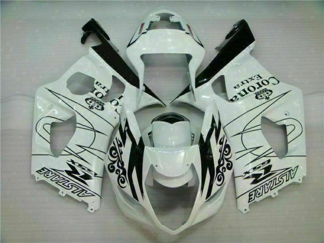 Weiß GSXR 1000 K3 03-04 Vollverkleidung Weiß GSXR 1000 K3 03-04 Vollverkleidung