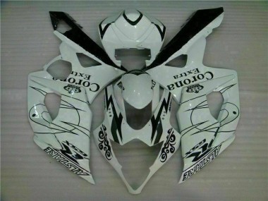 Weiß GSXR 1000 K5 05-06 Vollverkleidung