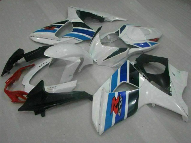 Weiß GSXR 1000 K9 09-16 Verkleidungen Weiß GSXR 1000 K9 09-16 Verkleidungen