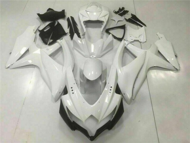 Weiß GSXR 600 / 750 K8 08-10 Vollverkleidung Weiß GSXR 600 / 750 K8 08-10 Vollverkleidung