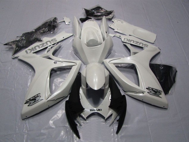 Weiß GSXR 600 K6 06-07 Verkleidung Weiß GSXR 600 K6 06-07 Verkleidung