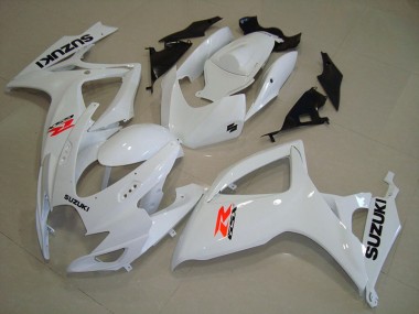 Weiß GSXR 750 K6 06-07 Verkleidungen