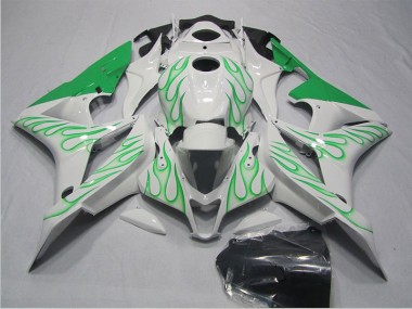 Weiß Grün Flamme CBR 600 RR 07-08 Verkleidungen