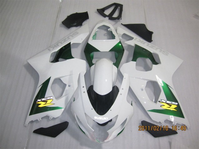 Weiß Grün GSXR 600 K4 04-05 Verkleidungen Weiß Grün GSXR 600 K4 04-05 Verkleidungen