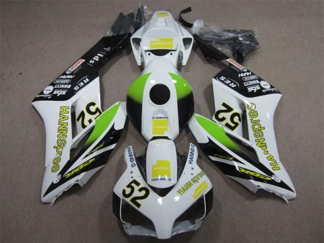 Weiß Grün Hannspree 52 CBR 1000 RR 04-05 Verkleidung Weiß Grün Hannspree 52 CBR 1000 RR 04-05 Verkleidung