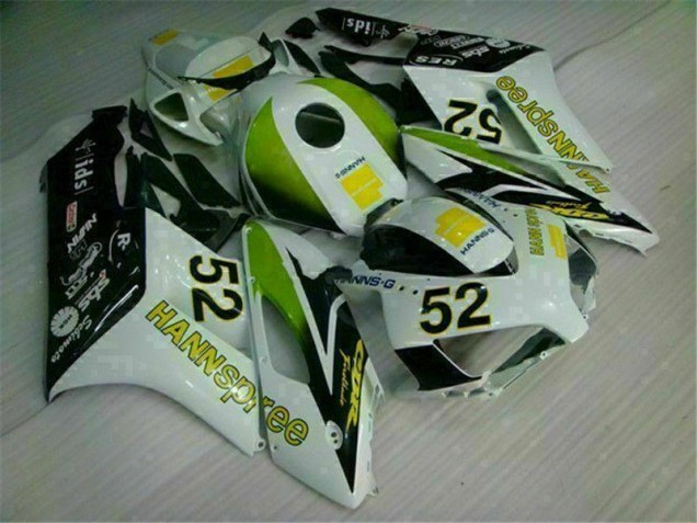 Weiß Grün Hannspree 52 CBR 1000 RR 04-05 Verkleidungen