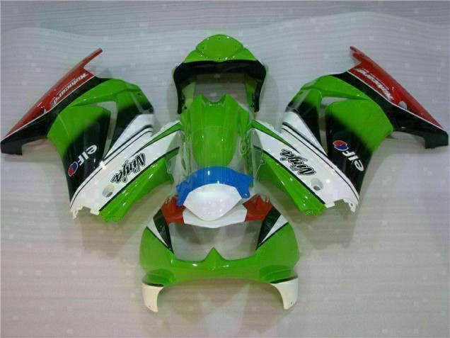 Weiß Grün Schwarz Ninja EX250 08-12 Verkleidungen Weiß Grün Schwarz Ninja EX250 08-12 Verkleidungen