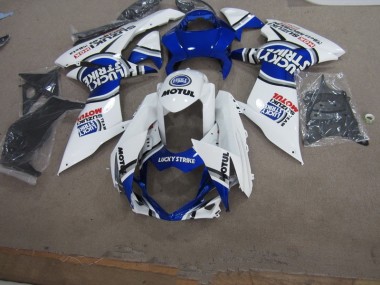 Weiß Lucky Strike Motul GSXR 750 K11 11-24 Verkleidungen