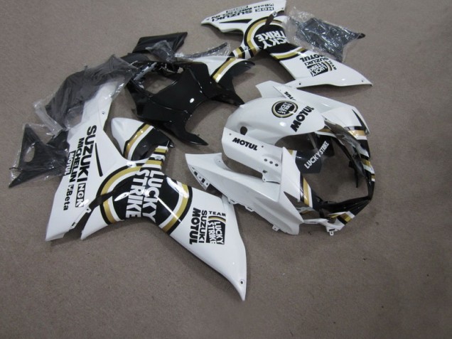 Weiß Lucky Strike Schwarz Motul GSXR 750 K11 11-24 Verkleidungen