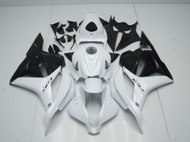Weiß Matt Schwarz CBR 600 RR 09-12 Verkleidungen