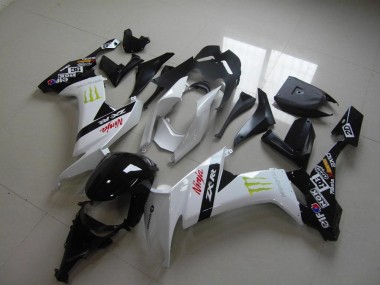 Weiß Monster ZX10R 08-10 Verkleidungen