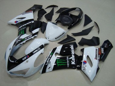 Weiß Monster ZX6R 05-06 Verkleidungen