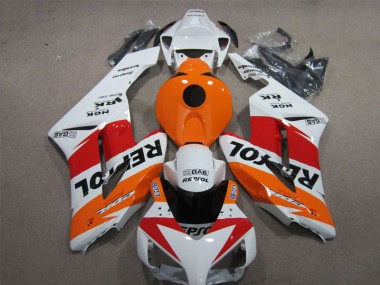 Weiß Orange Repsol CBR 1000 RR 04-05 Verkleidungen