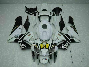 Weiß Playboy 14 CBR 600 RR 05-06 Verkleidungen