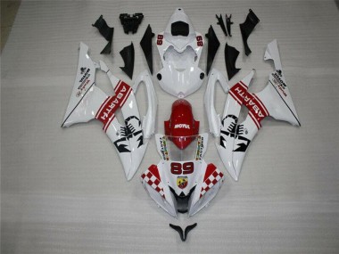 Weiß R6 08-16 Verkleidungen Komplett Sets
