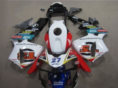 Weiß Rot Blau 27 CBR 600 RR 03-04 Verkleidungen