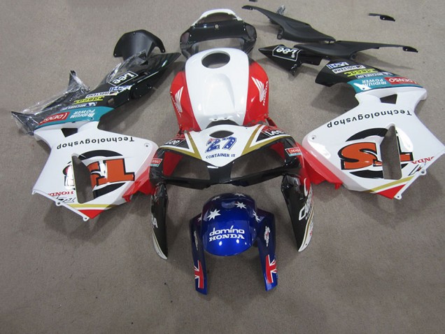 Weiß Rot Blau CBR 600 RR 07-08 Verkleidungen