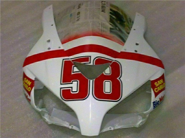 Weiß Rot CBR 1000 RR 04-05 Verkleidungen Weiß Rot CBR 1000 RR 04-05 Verkleidungen