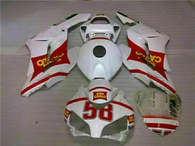 Weiß Rot CBR 1000 RR 04-05 Verkleidungen Weiß Rot CBR 1000 RR 04-05 Verkleidungen