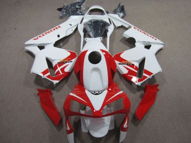 Weiß Rot CBR 600 RR 03-04 Verkleidungen