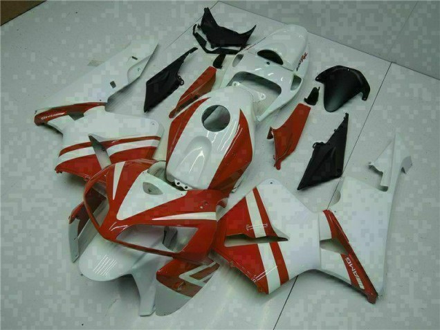 Weiß Rot CBR 600 RR 05-06 Verkleidung Weiß Rot CBR 600 RR 05-06 Verkleidung