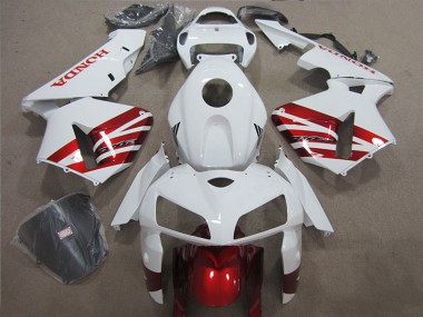 Weiß Rot CBR 600 RR 05-06 Verkleidungen