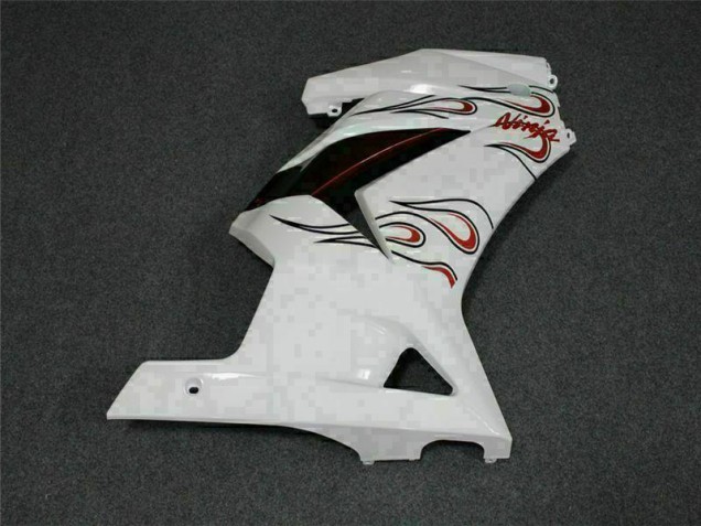 Weiß Rot EX250 08-12 Verkleidungen Weiß Rot EX250 08-12 Verkleidungen
