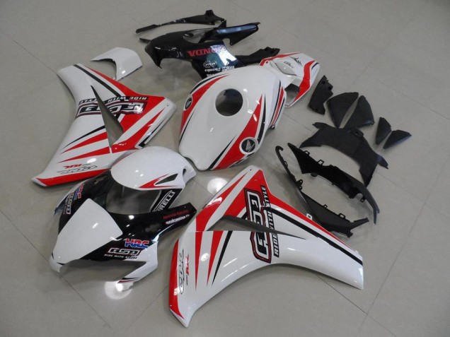 Weiß Rot HRC CBR 1000 RR 08-11 Verkleidungen Weiß Rot HRC CBR 1000 RR 08-11 Verkleidungen